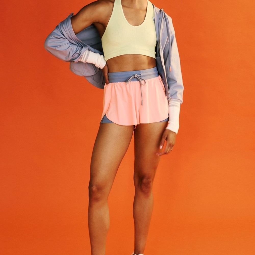 FP movement Day dream 2-In-1 shorts size small electric orange combo